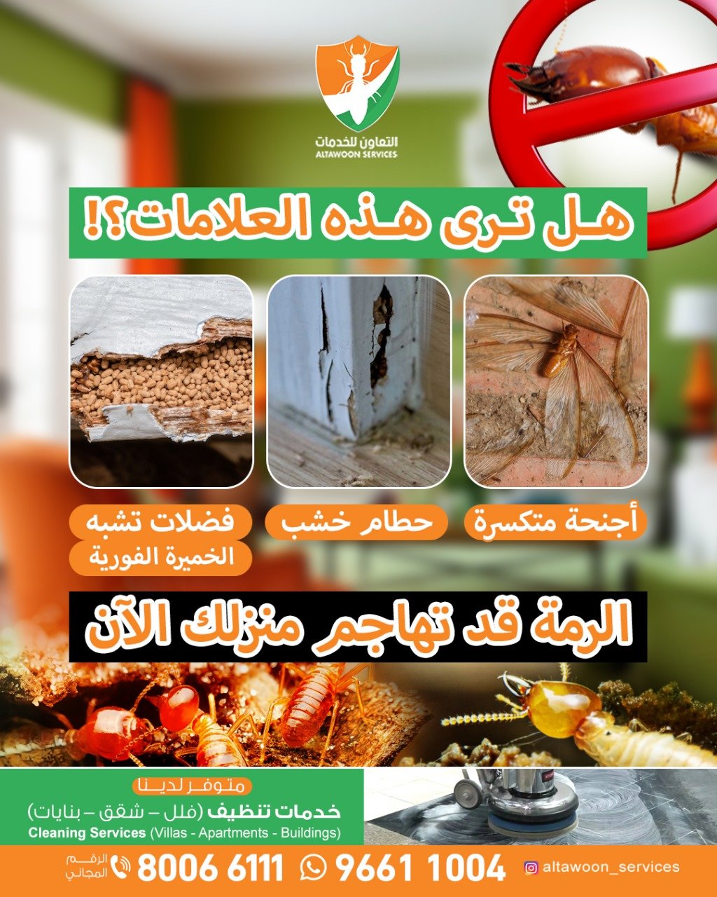 أضرار الرمة على المنازل